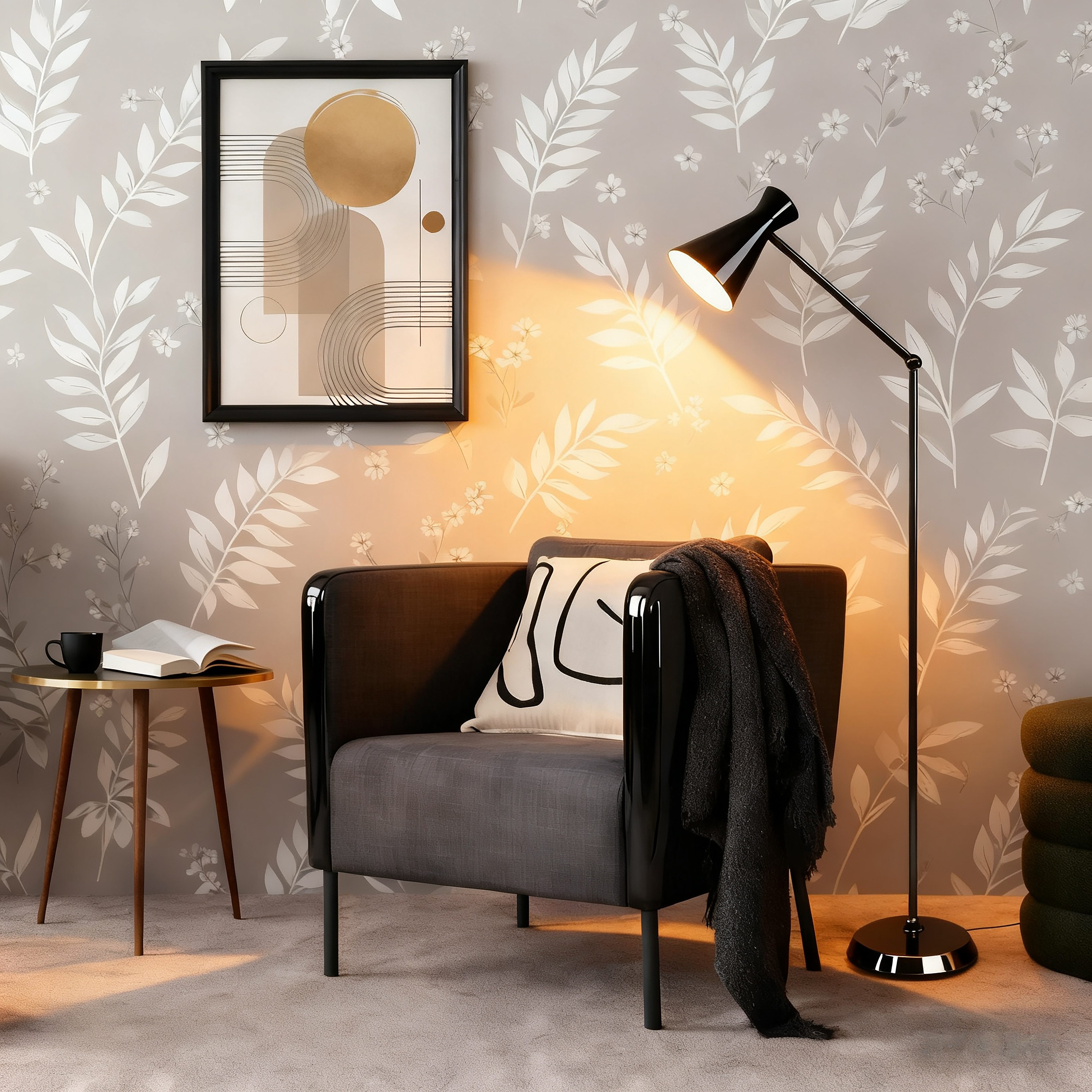 OTTO home Stehlampe Renell, ohne Leuchtmittel, Minimalistisch, Schwarz, E27 günstig online kaufen