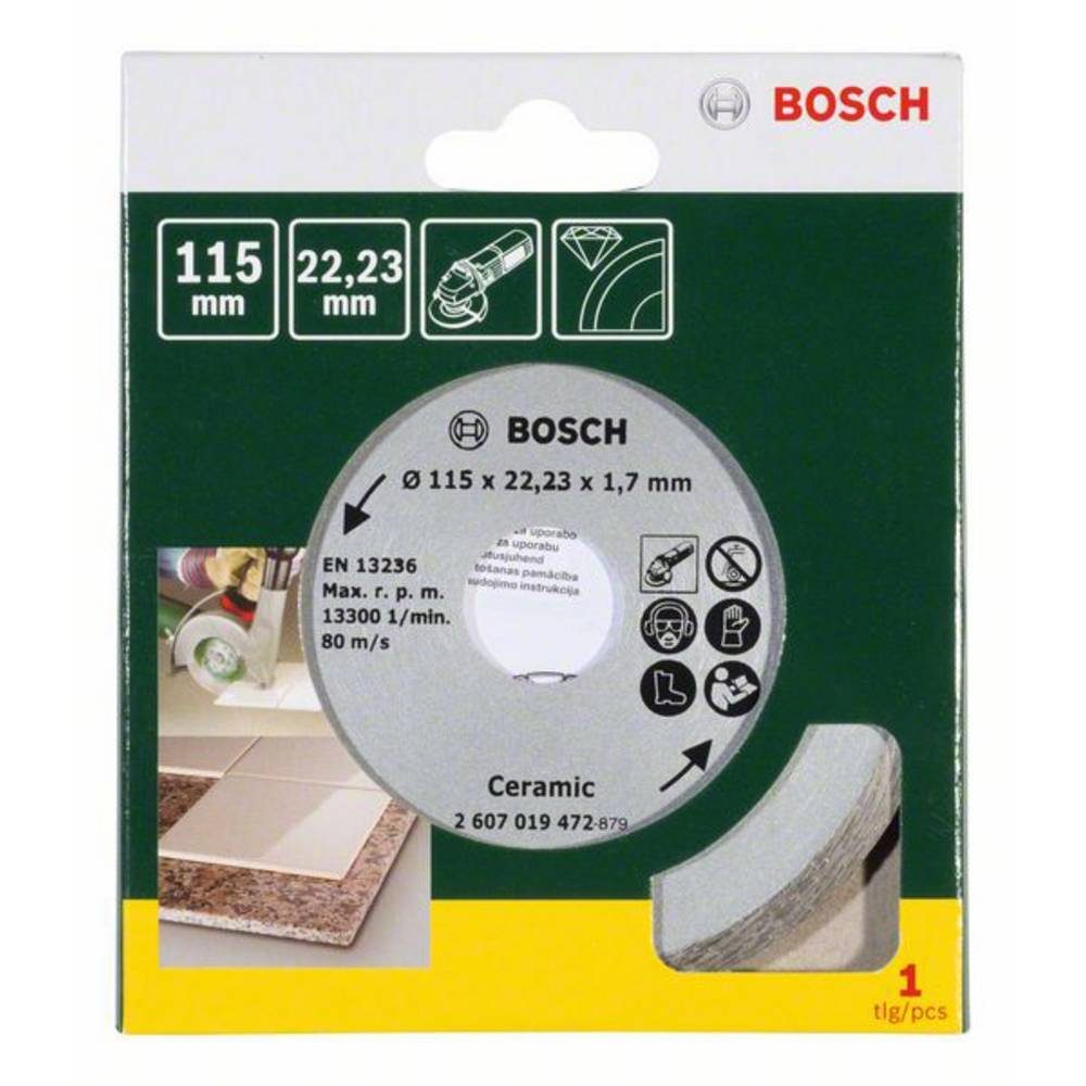 Diamanttrennscheibe für Bosch Professional Fliesen, mm Diamanttrennscheibe BOSCH Ø 115