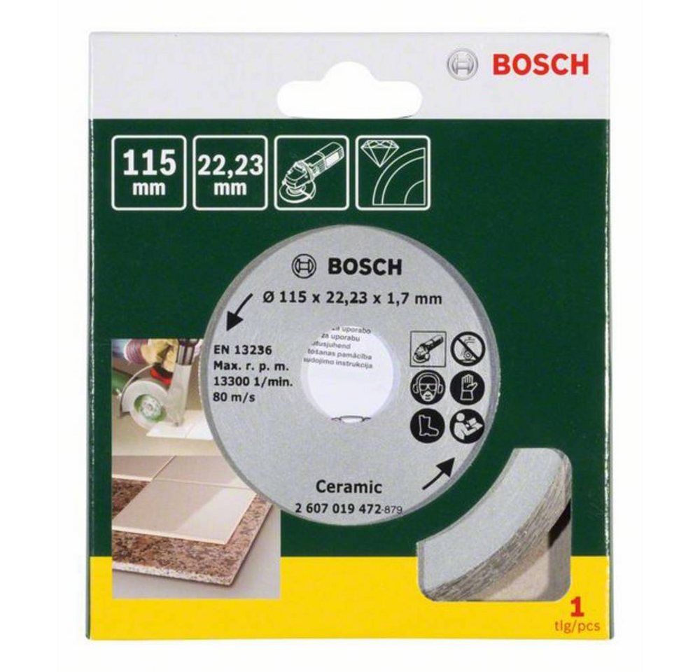 Thumbnail - BOSCH Diamanttrennscheibe Diamanttrennscheibe für Fliesen, Ø 115 mm