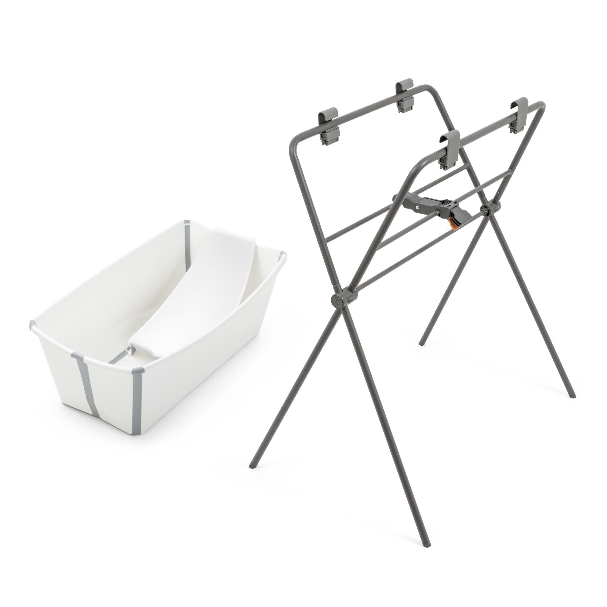Stokke Babybadewanne Flexi Bath®, Stand und Newborn Support Bundle, (Set)