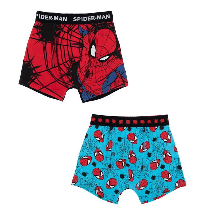 Spiderman Boxershorts Marvel Spiderman Kinder Unterhosen 2er Pack Gr. 92 bis 122