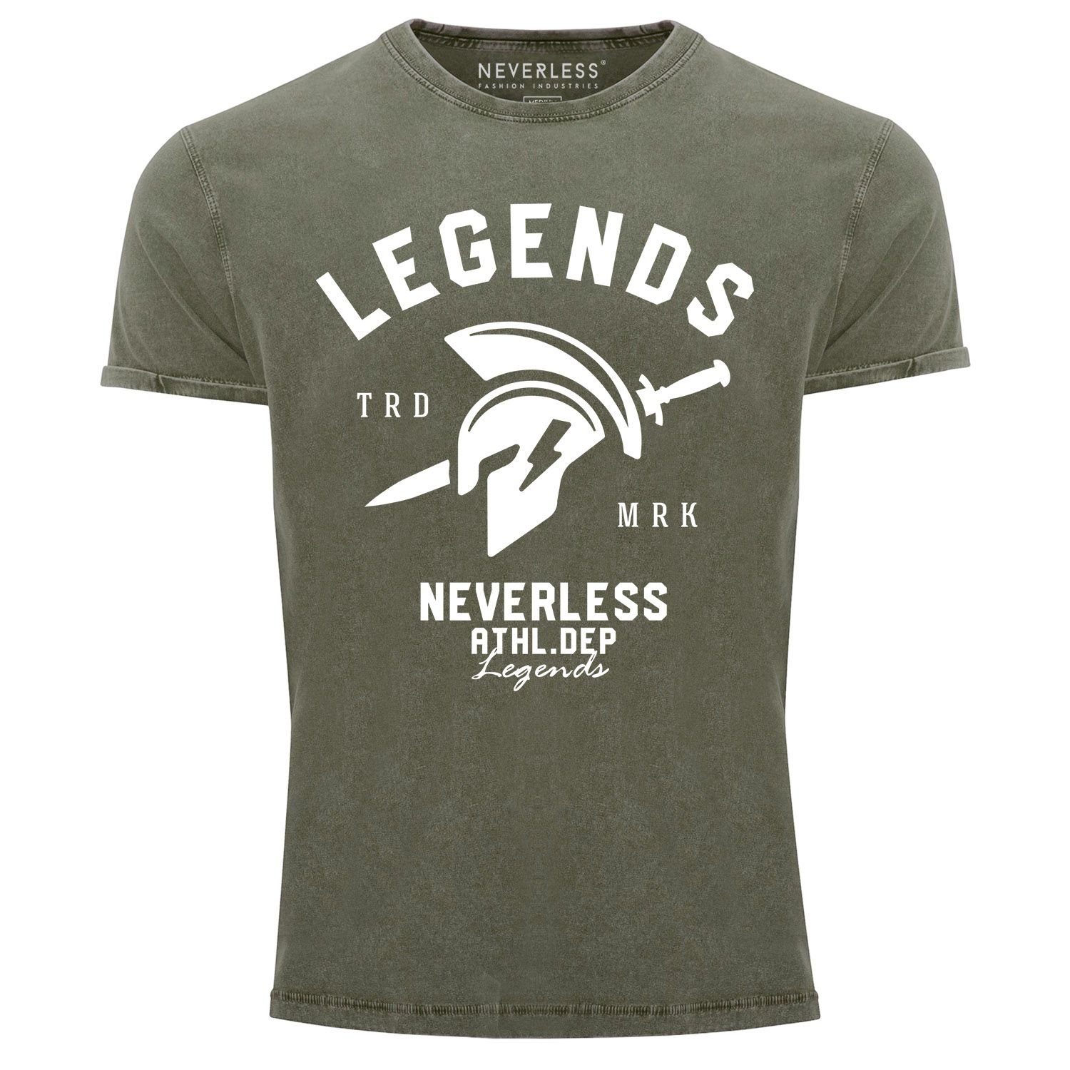 Neverless Print-Shirt Cooles Angesagtes Herren T-Shirt günstig online kaufen