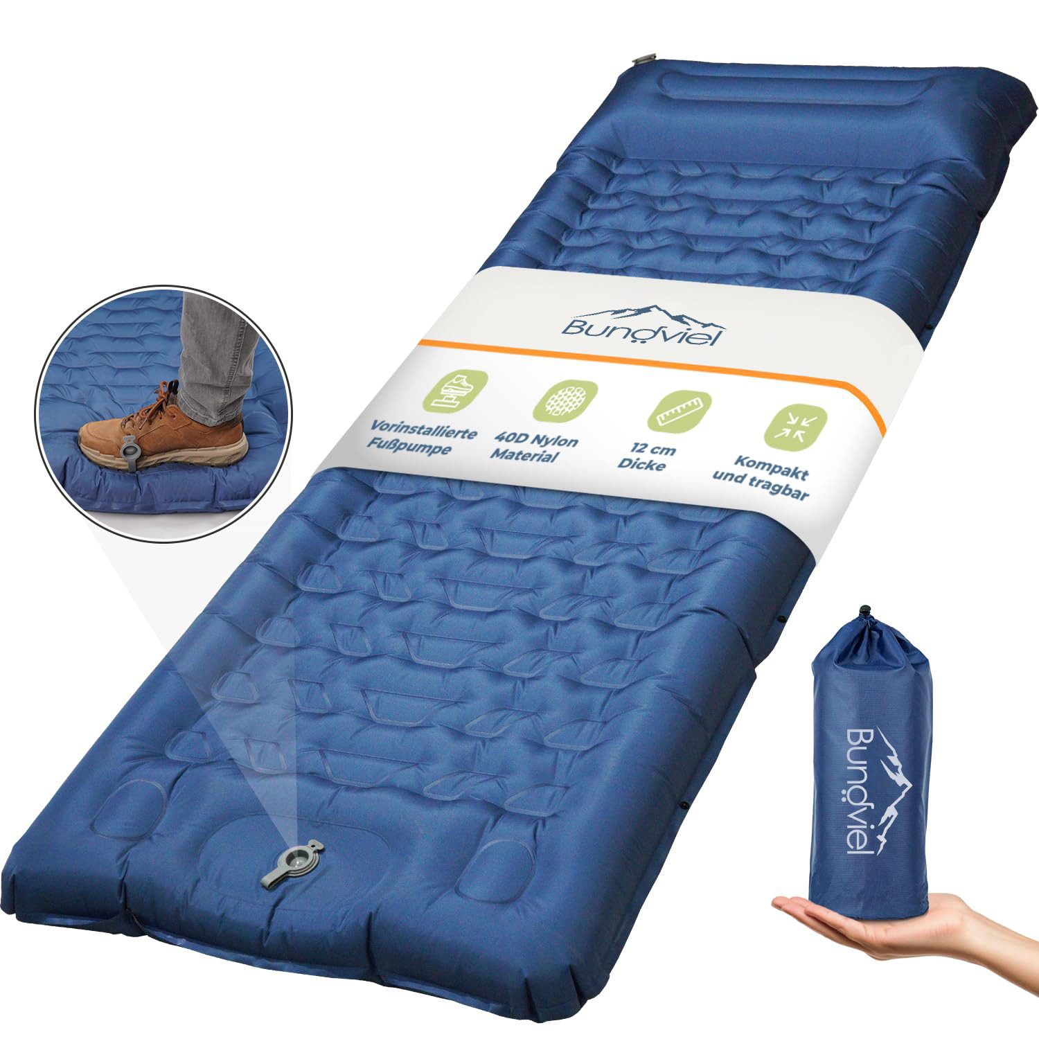 YI Luftbett Isomatte Ultraleicht 12cm dick,faltbar günstig online kaufen