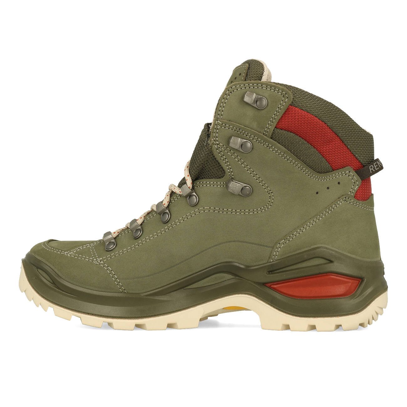 Lowa Lowa Renegade Evo GTX Mid Ws Damen Graugrün Panna Outdoorschuh günstig online kaufen