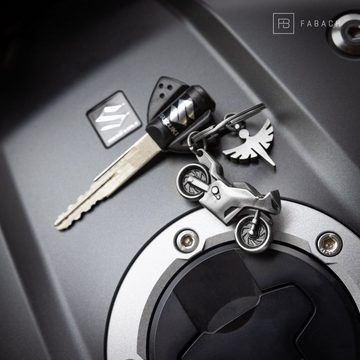 FABACH Schlüsselanhänger Motorrad Schlüsselanhänger - Schutzengel für Motorradfahrer