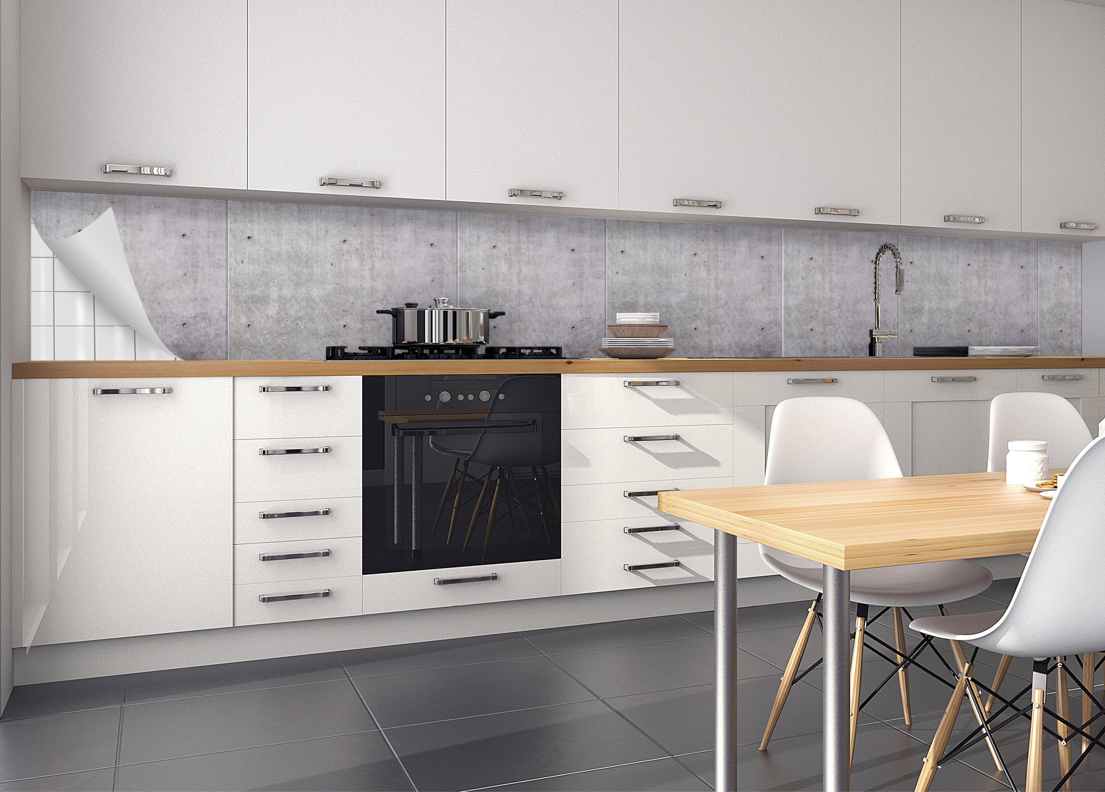 MySpotti Küchenrückwand »fixy Santiago«, selbstklebende und flexible Küchenrückwand-Folie-HomeTrends