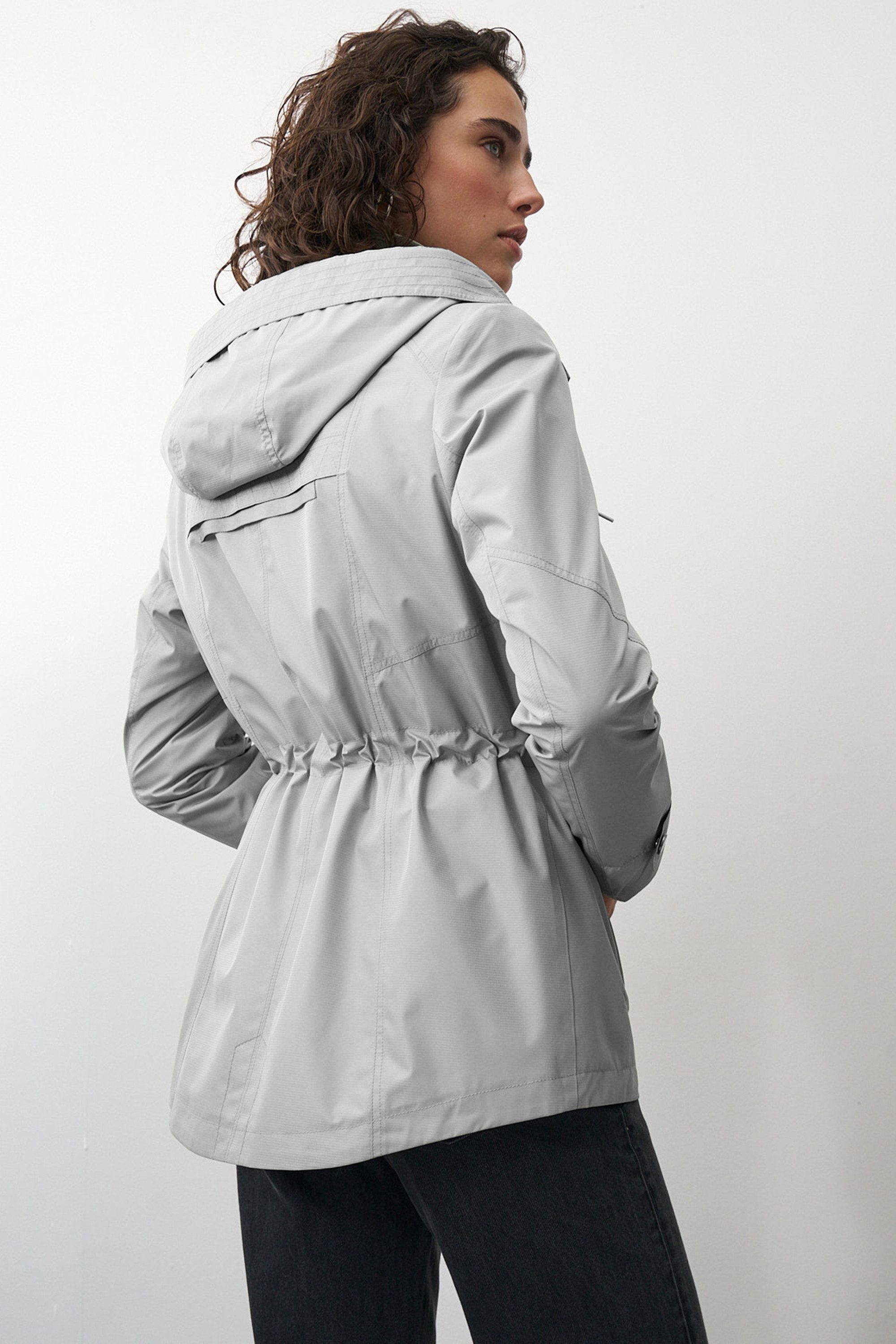 Barbara Lebek Funktionsjacke Übergangsjacke oder Outdoorjacke mit abnehmbarer Kapuze