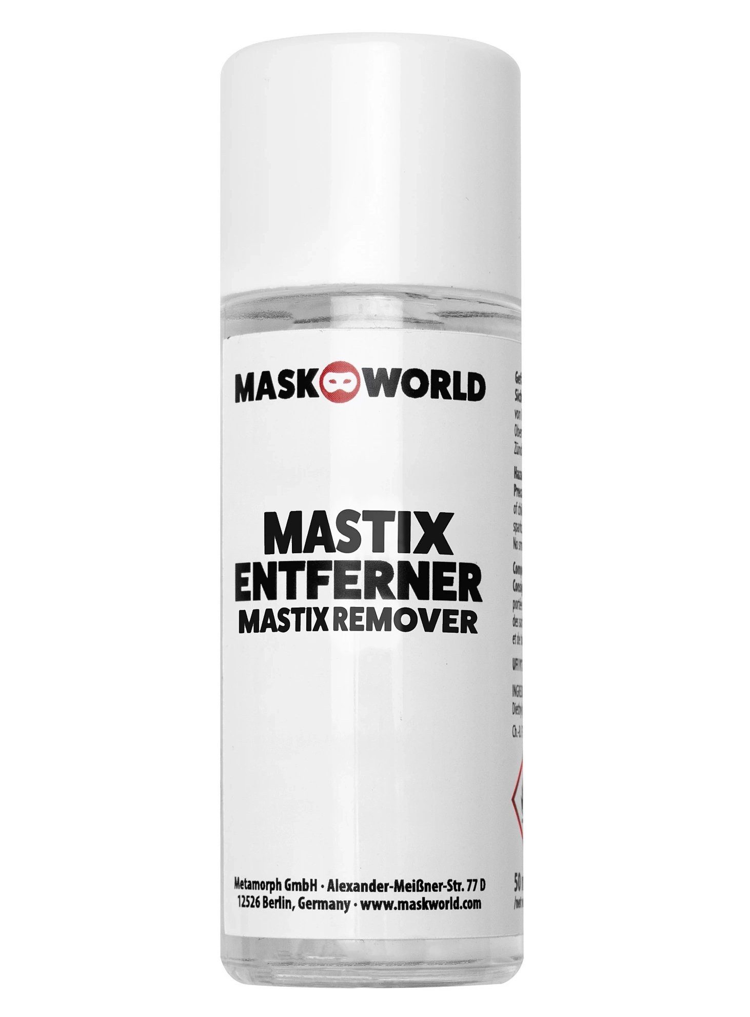 Maskworld Theaterschminke Mastix Entferner 50ml, Perfekt um unseren Mastix Klebstoff zu entfernen
