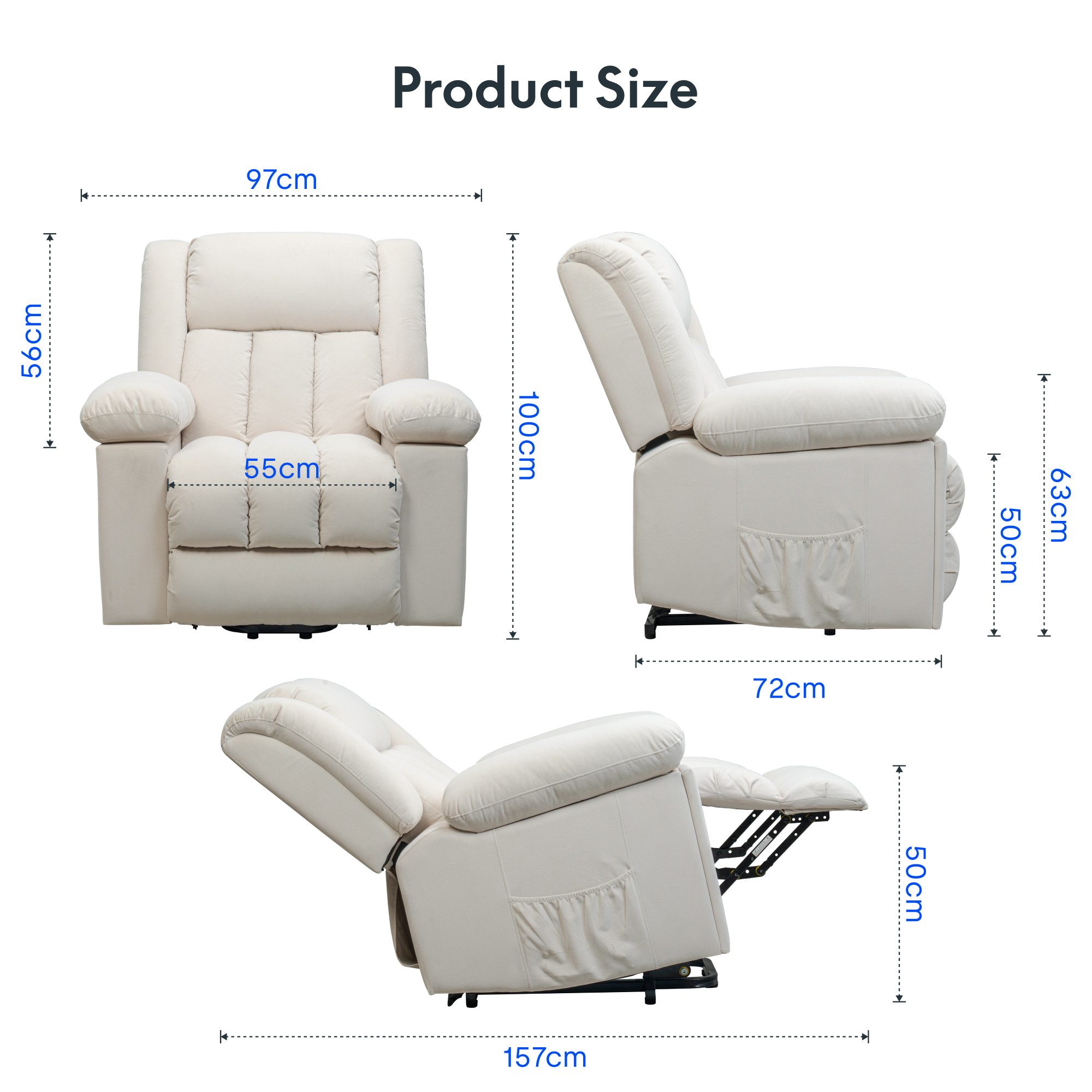 FLEXISPOT Sessel XL7 Elektrisch Relaxsessel Massagesessel günstig online kaufen