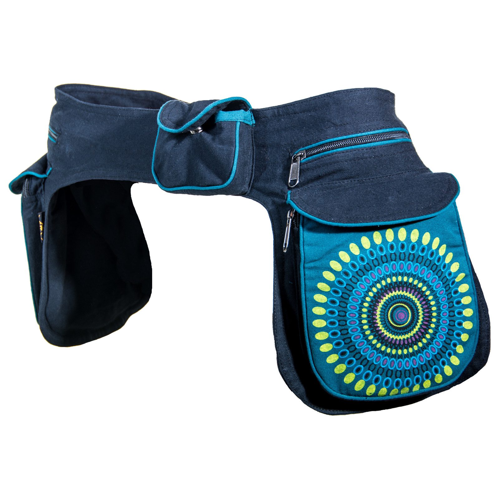 Bauchtasche Kunst&Magie Unisex doppel Bauchtasche Gürteltasche Festivaltasche