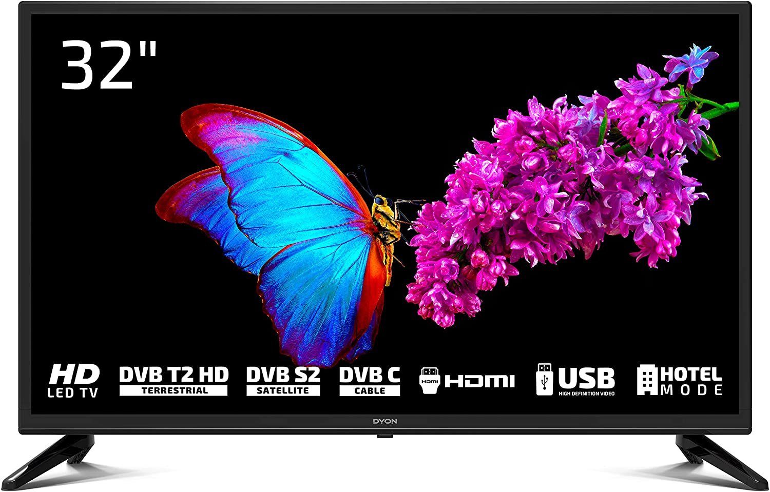 Dyon ENTER 32 PRO X2 V2 LED-Fernseher (80,00 cm/32 Zoll, HD-Ready)