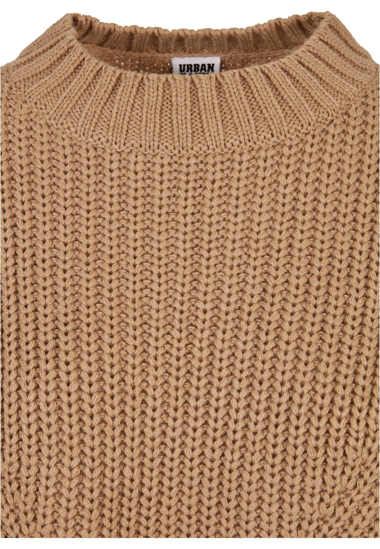 Sweater CLASSICS Ladies Kapuzenpullover URBAN Oversize (1-tlg) unionbeige Wide Damen