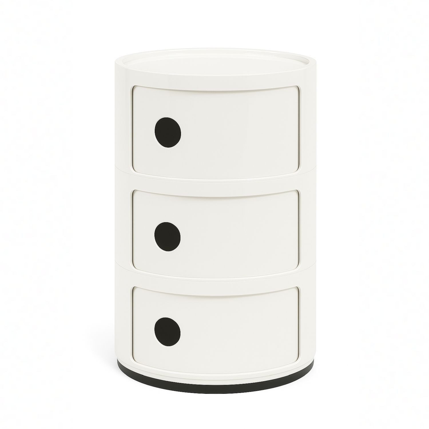 Kartell Container Componibili mit drei Fächern Weiß