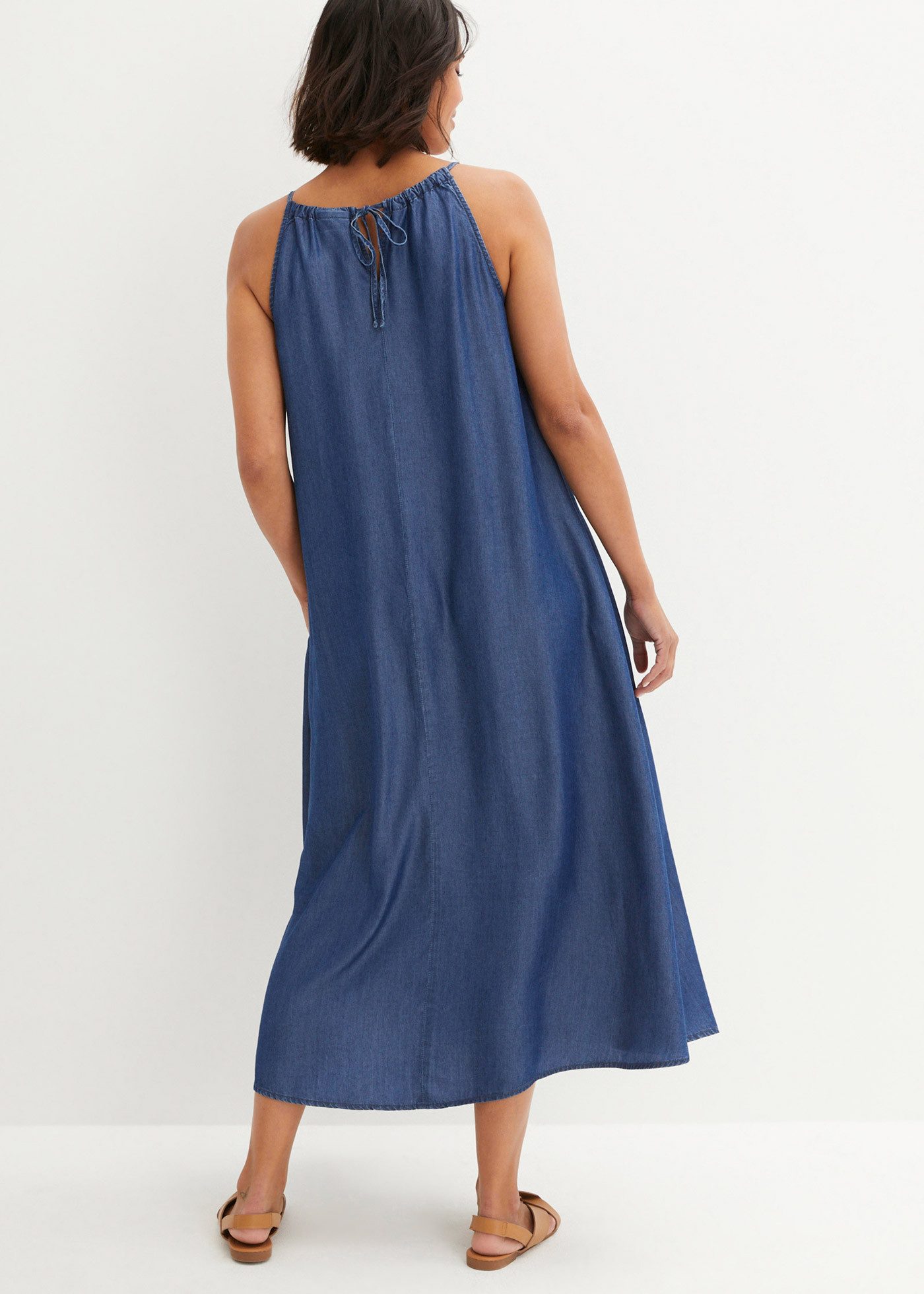 bonprix Jeanskleid für lässigen Look, aus Lyocell (TENCEL), in A-Linie
