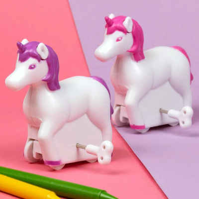 Thumbs Up Spielfigur Aufziehfigur "Einhorn" - Wind Up Racing Unicorns (2er Pack), (2-tlg), aufziehbar