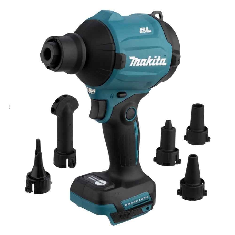 Makita Akku-Gebläse Akku-Gebläse 18V (ohne Akkus, ohne Ladegerät DAS180Z, ohne Akku, ohne Ladegerät