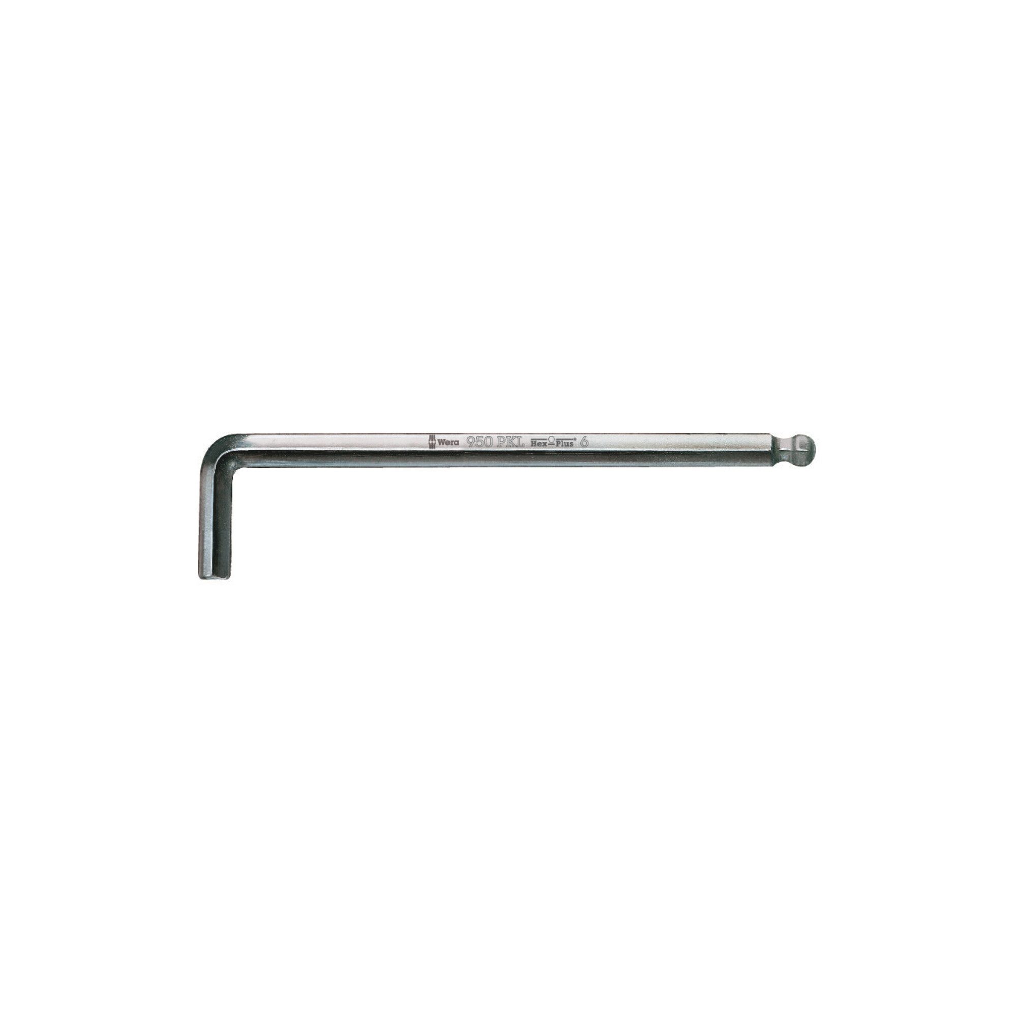 Wera Innensechskantschlüssel Wera 950 PKL Winkelschlüssel, metrisch, Innensechskant, SW 6,0 mm, Län