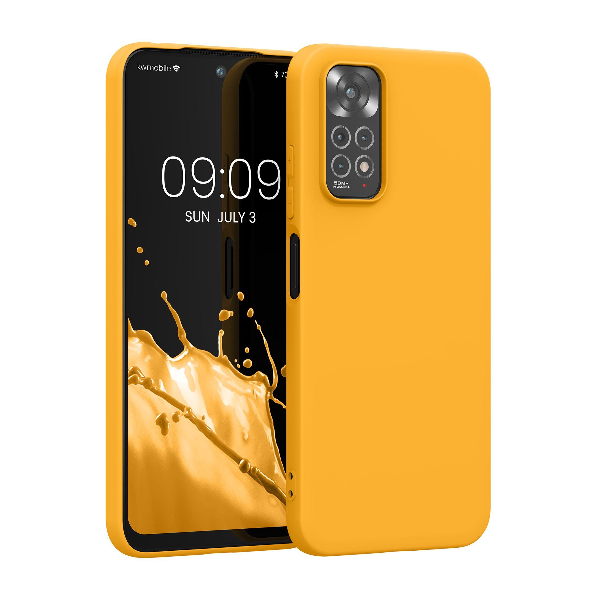 kwmobile Handyhülle Hülle für Xiaomi Redmi Note 11 / Note 11S, Hülle Silikon - Soft Handyhülle - Handy Case Cover