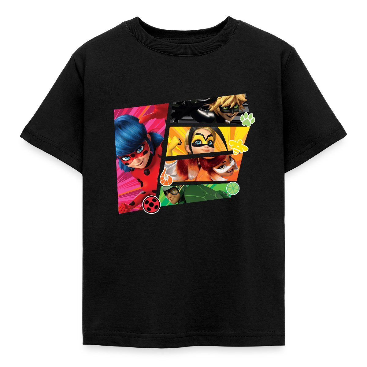 T-Shirt Miraculous Superhelden Kinder T-Shirt