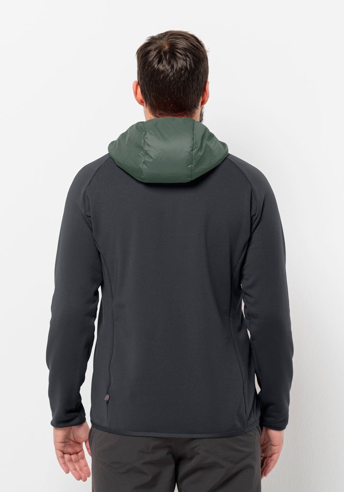 Hybridjacke Wolfskin ROUTEBURN Jack HYBRID M hedge-green PRO