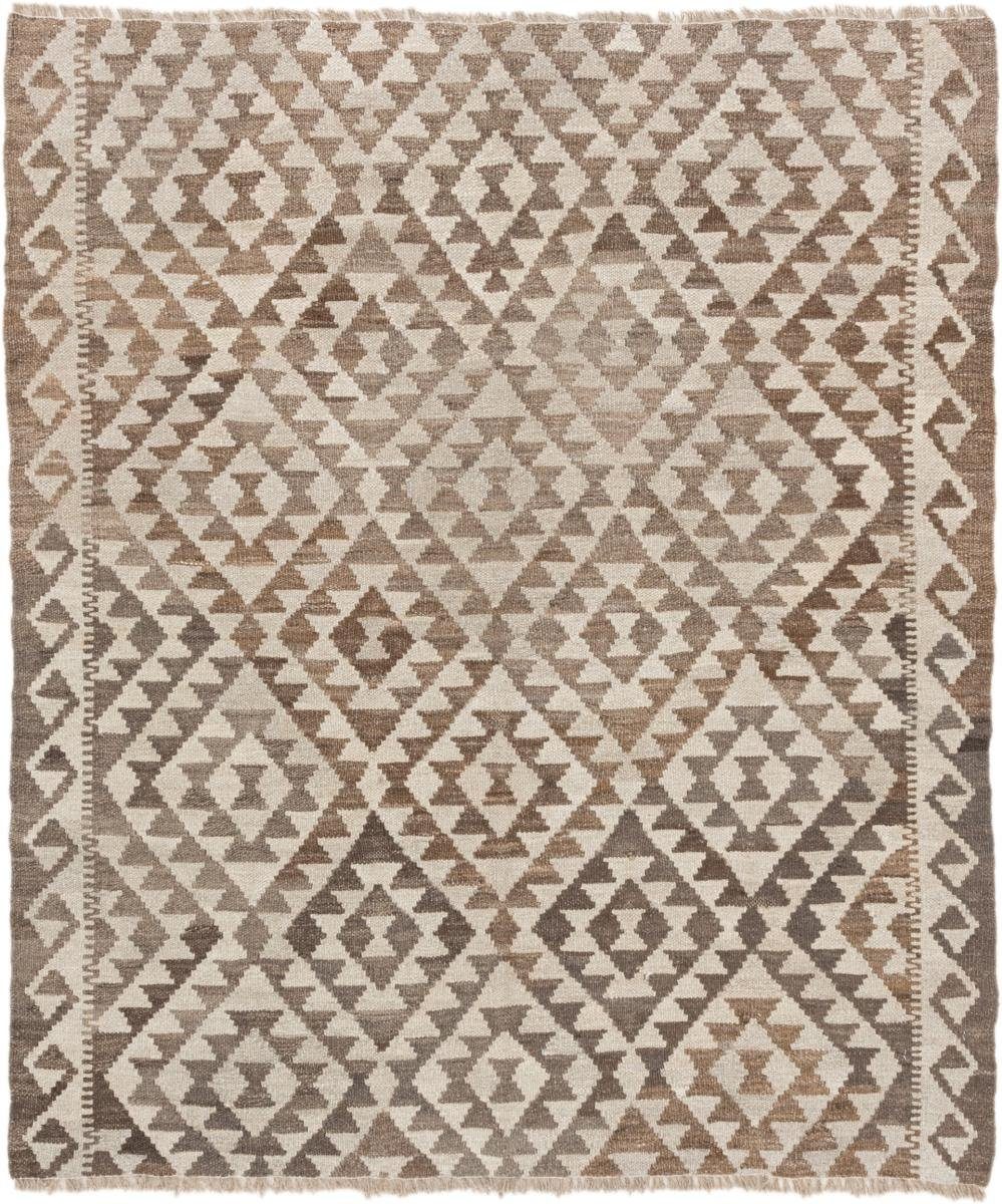 Orientteppich Kelim Afghan Heritage 116x135 Handgewebter Moderner Orientteppich, Nain Trading, rechteckig, Höhe: 3 mm