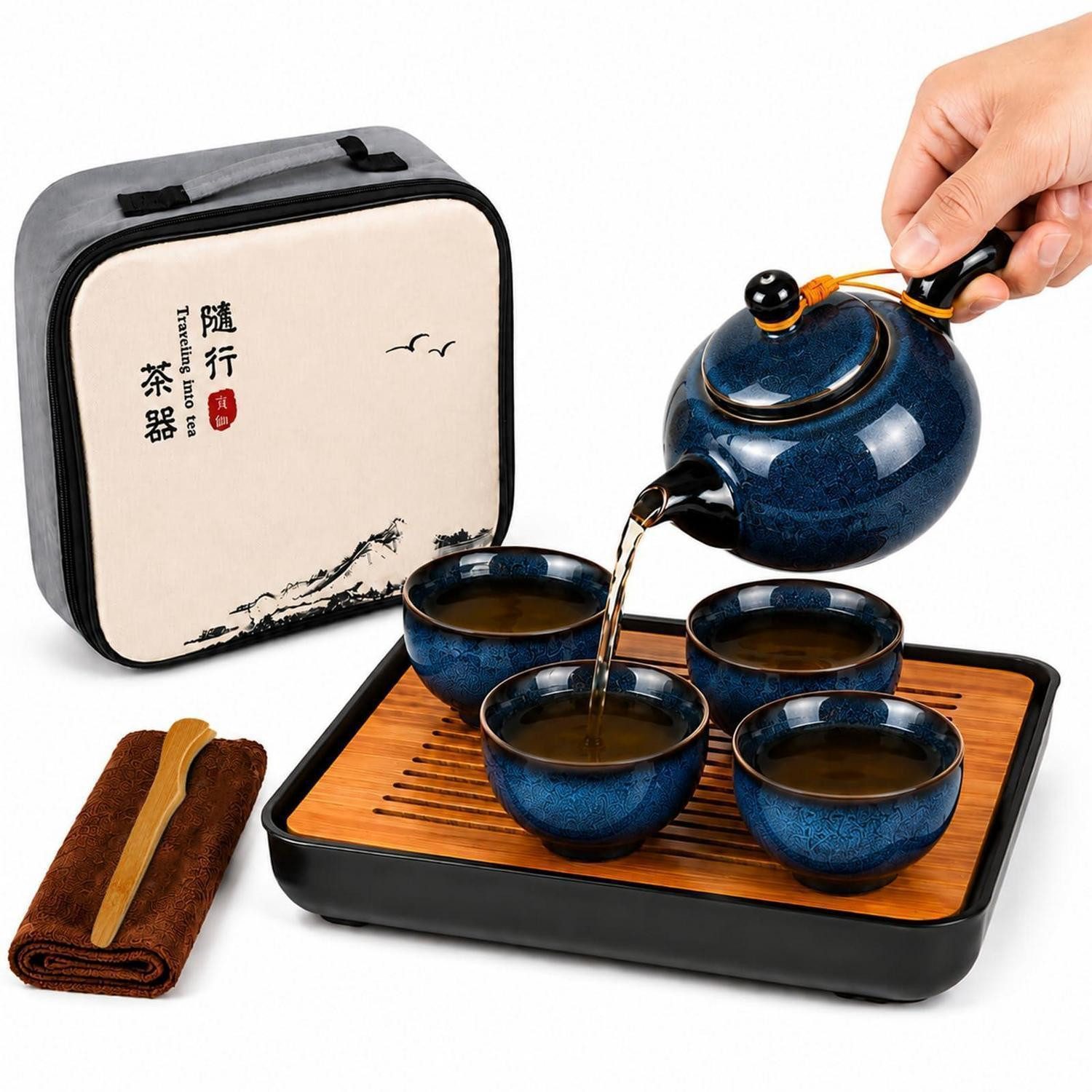 LuxusKollektion Teeservice Teeservice japanisch mit Zubehör, Keramik