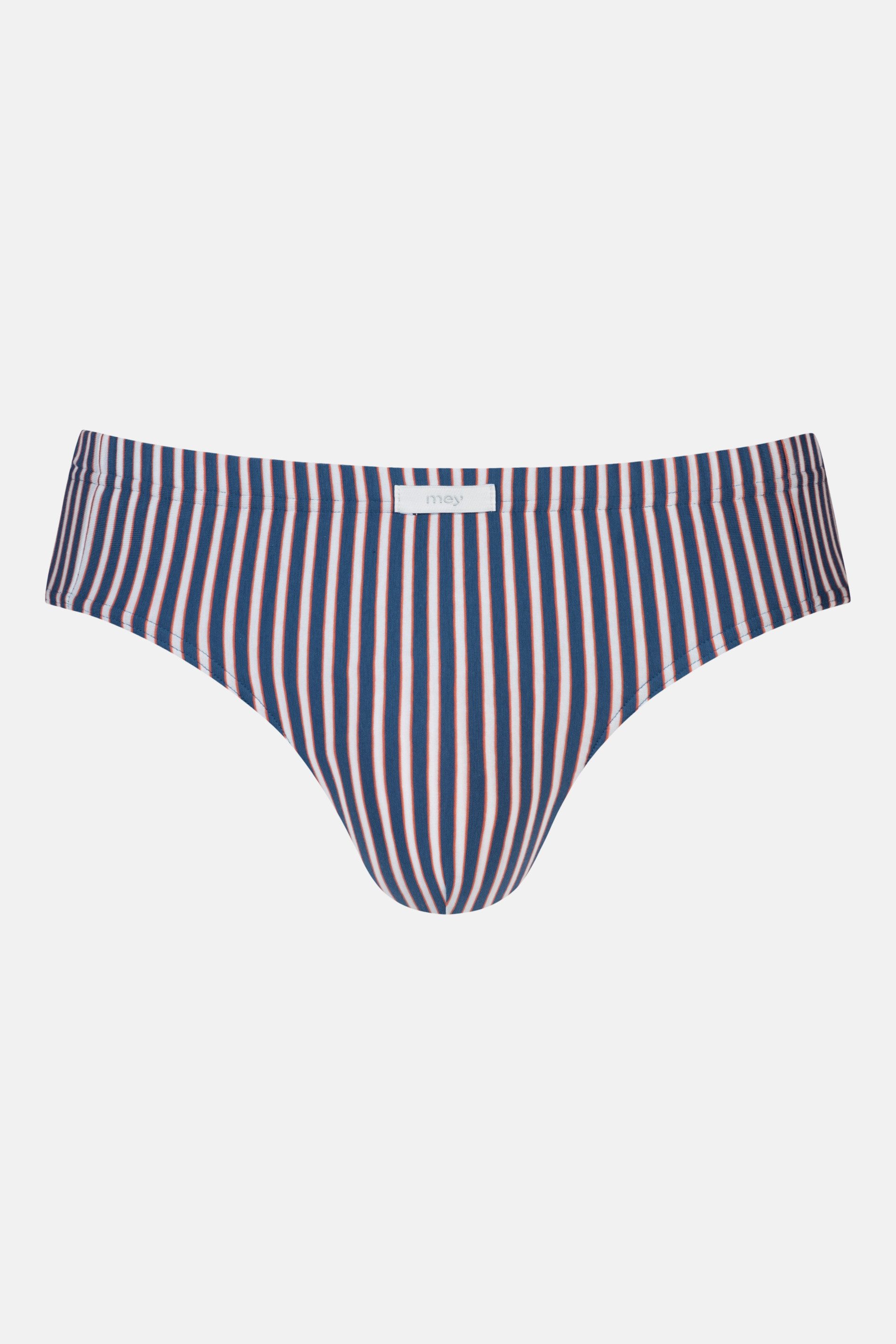 Mey Jazz-Pants Slips Mey Jazz-Pants Serie Coral Stripes Gestreift (1-St., 1er-Pack) Klassischer Slip, Gestreift, Atmungsaktiv, Baumwoll-Mix