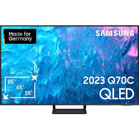 Samsung GQ55Q70CAT LED-Fernseher (138 cm/55 Zoll, Smart-TV, Quantum Prozessor 4K,Quantum HDR,Gaming Hub)