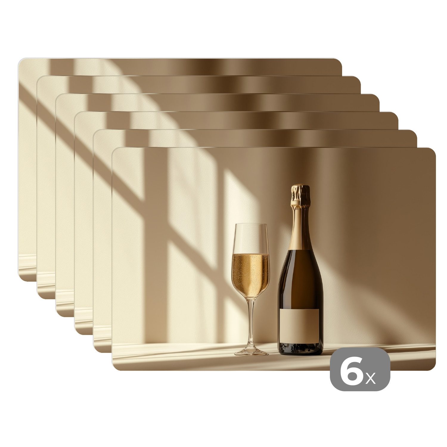 MuchoWow Platzset Champagner - Beige - günstig online kaufen