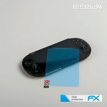 atFoliX Schutzfolie Displayschutz für Sony PlayStation Vita Slim, (3er Set), Ultraklar und hartbeschichtet