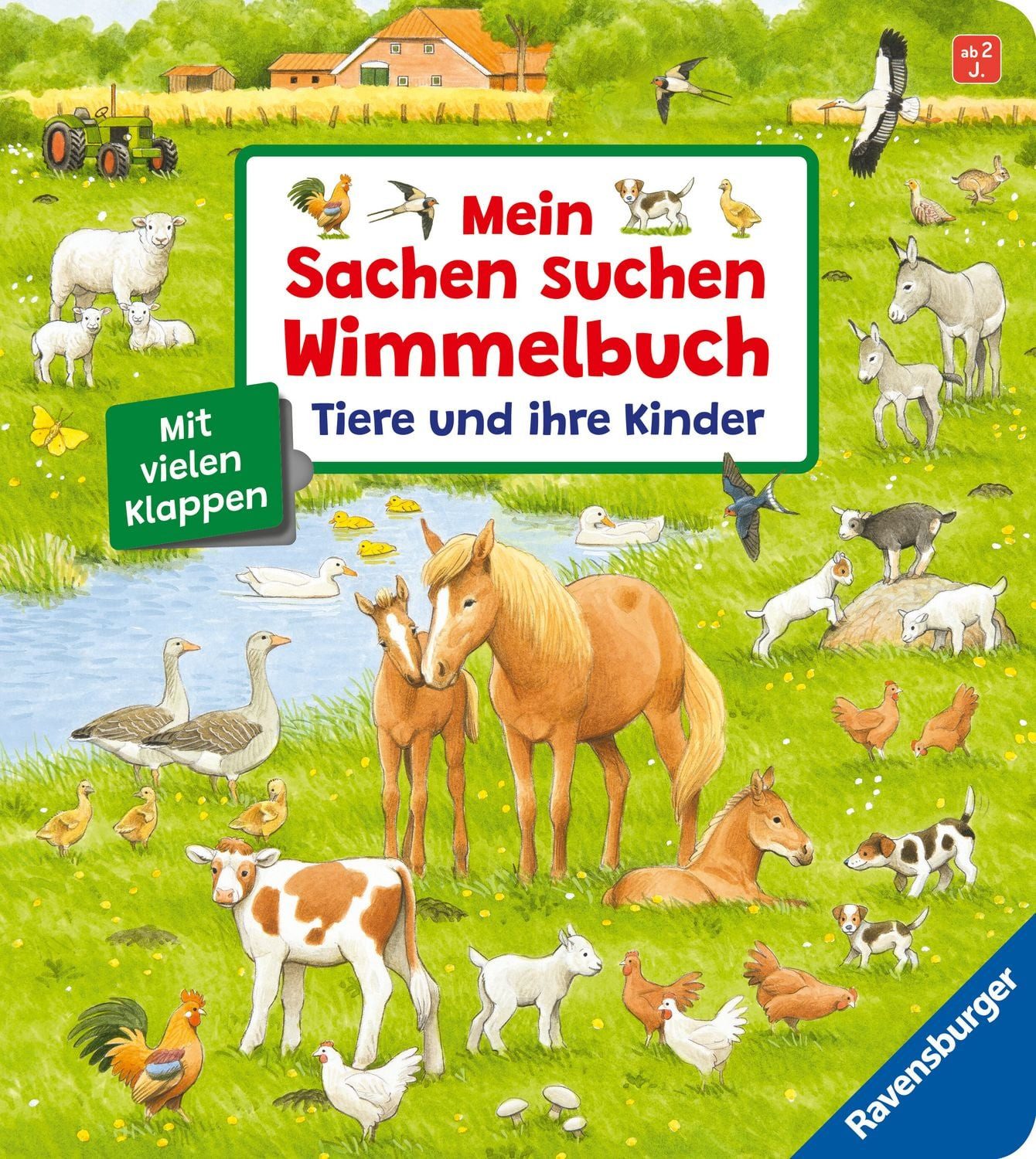 Mein Sachen suchen Wimmelbuch: Tiere und ihre Kinder / Susanne Gernhäuser