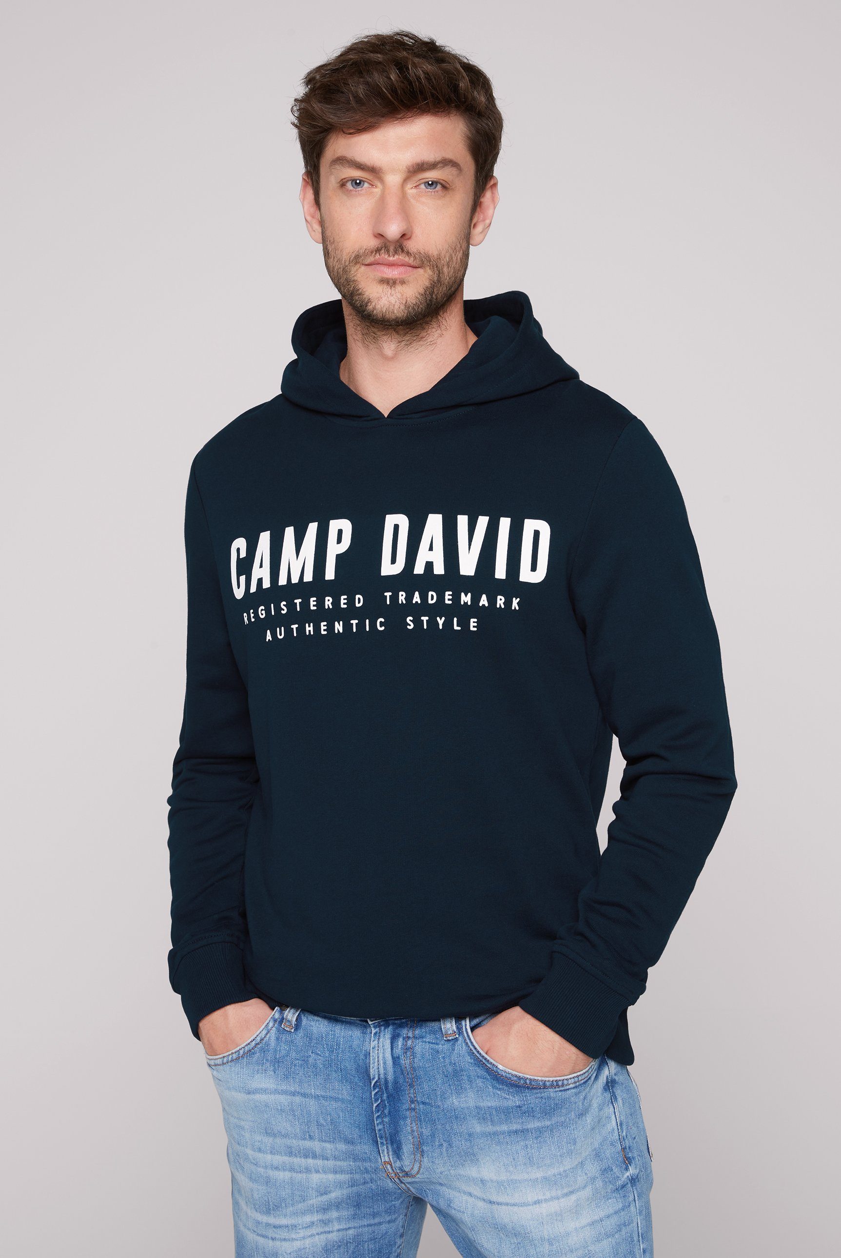 CAMP DAVID Kapuzensweatshirt aus Baumwolle