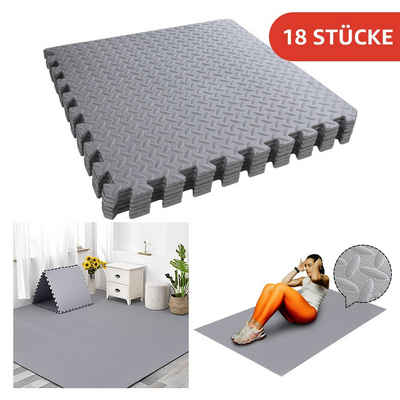 7Magic Bodenmatte »Schutzmatten Fitness-Matten Yoga Matte« (Set, 60x60cm), Fitness Unterlegmatten Puzzlematte Rutsch EVA