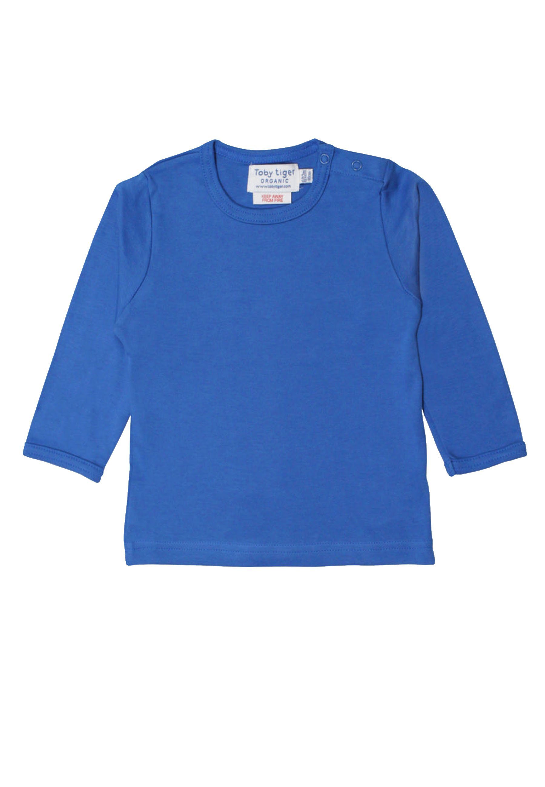 Toby Tiger Langarmshirt in Blau