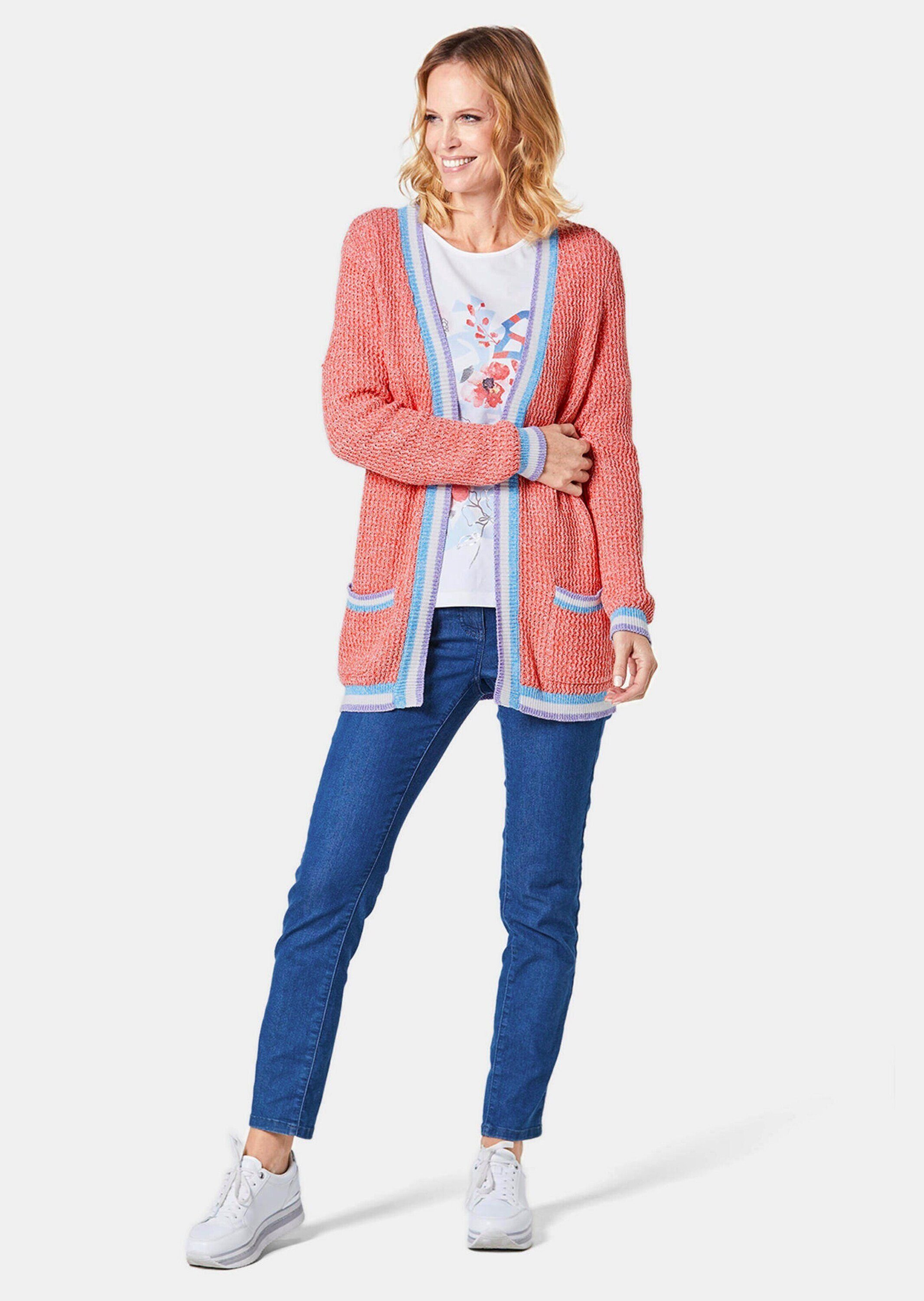 GOLDNER Strickjacke Strickjacke in raffinierter Struktur günstig online kaufen