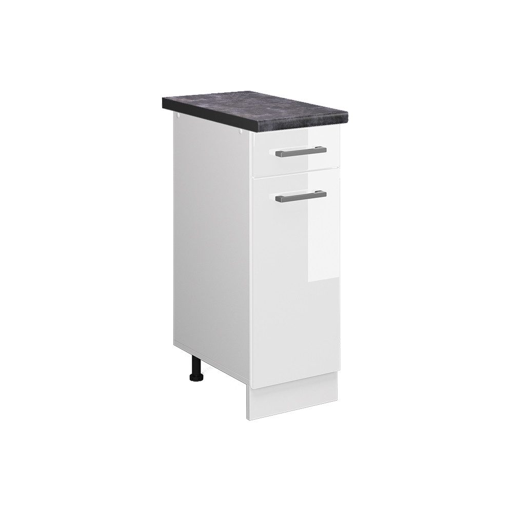 Vicco Unterschrank R-Line, Weiß Hochglanz/Weiß, 30 günstig online kaufen