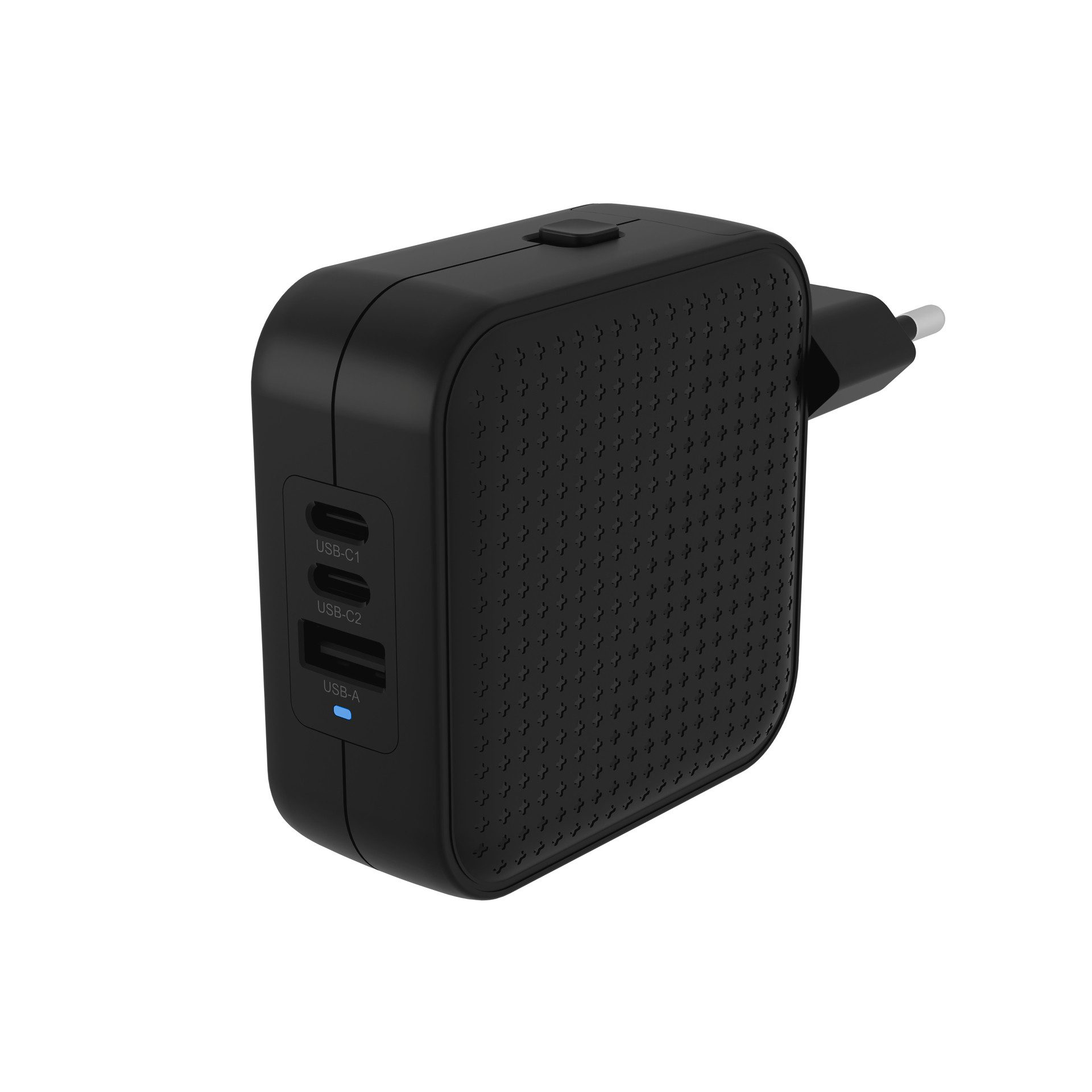 Targus HyperJuice 70W GaN Travel Charger 2x USB-C + 1x USB-A Schnelllade-Gerät