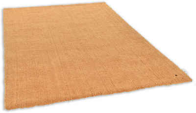Hochflor-Teppich Shaggy Teppich Cozy, TOM TAILOR, rechteckig, Höhe: 25 mm, Uni Farben, auch in Pastell Farben, ideal im Wohnzimmer & Schlafzimmer