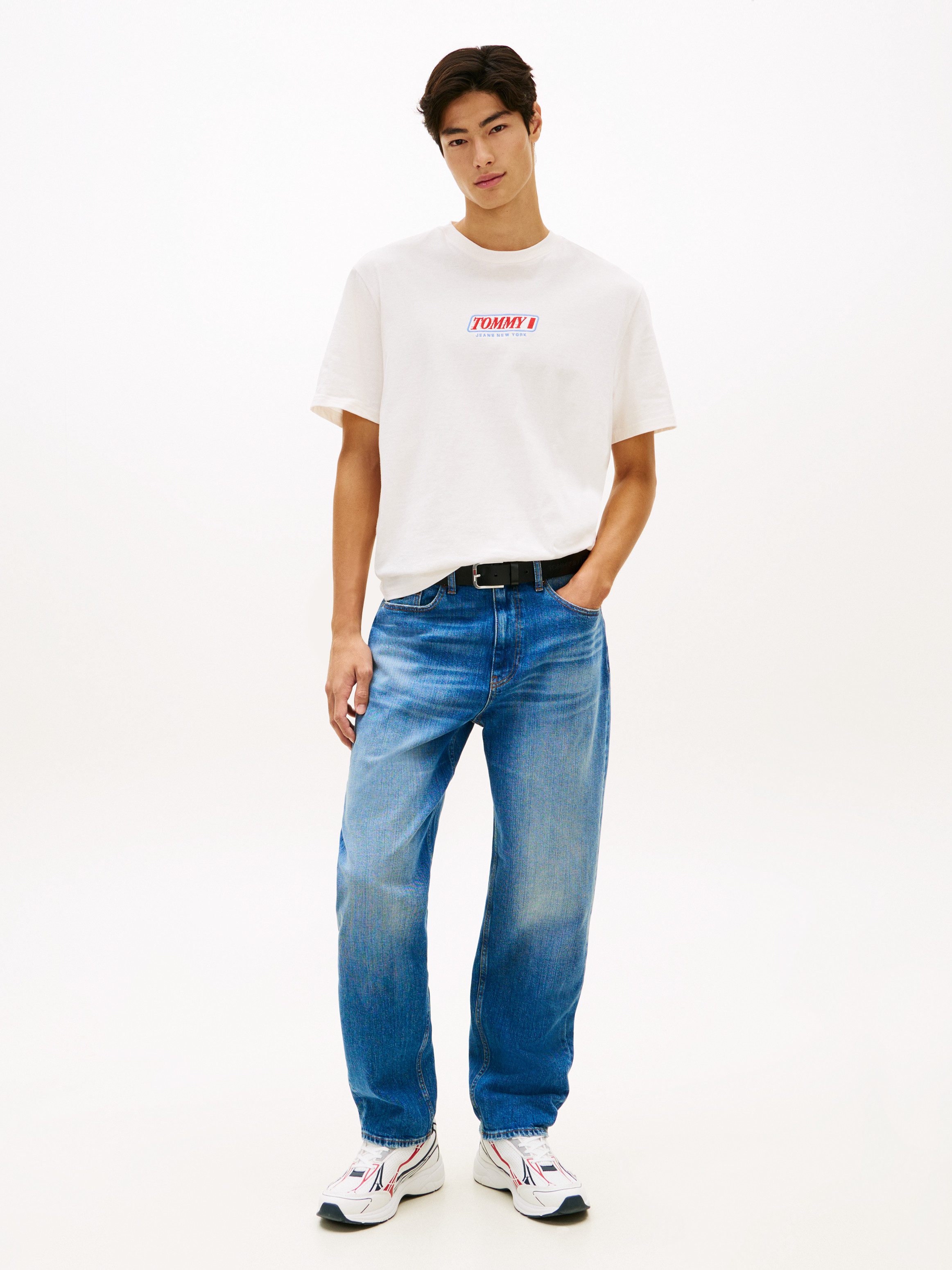 Tommy Jeans T-Shirt 90S VINTAGE LA Regular fit mit Markenprint