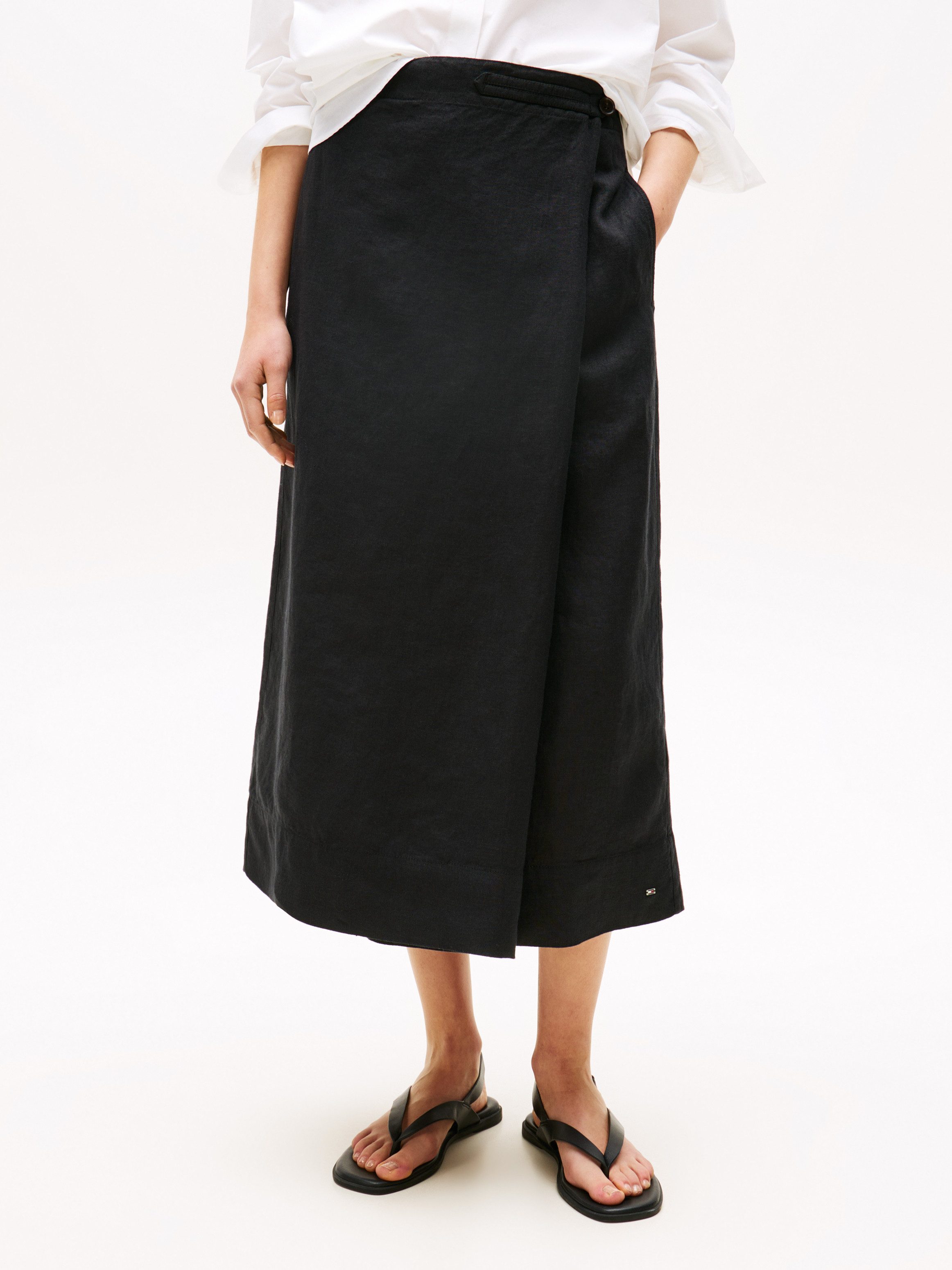 Wickelrock ESS LINEN KNEE WRAP SKIRT
