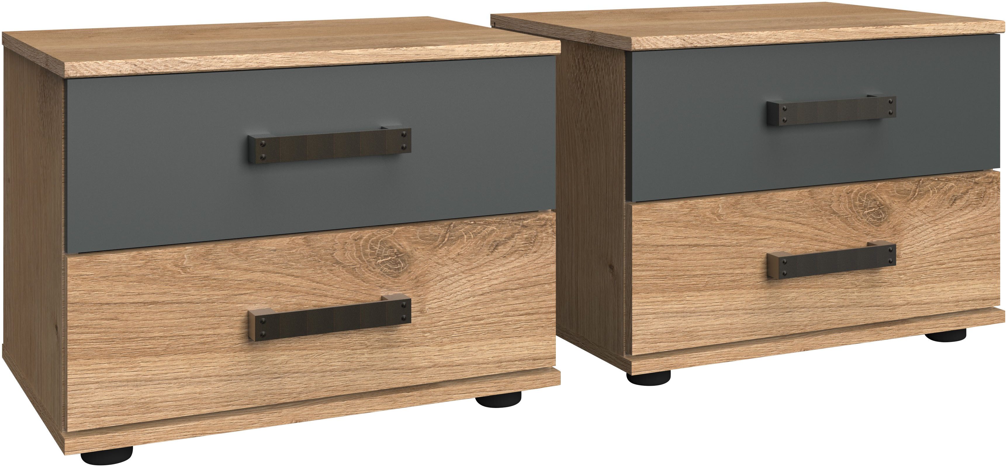 Wimex Nachttisch Stockholm, Nachtkommode 52cm breit, Made in Germany, Indus günstig online kaufen