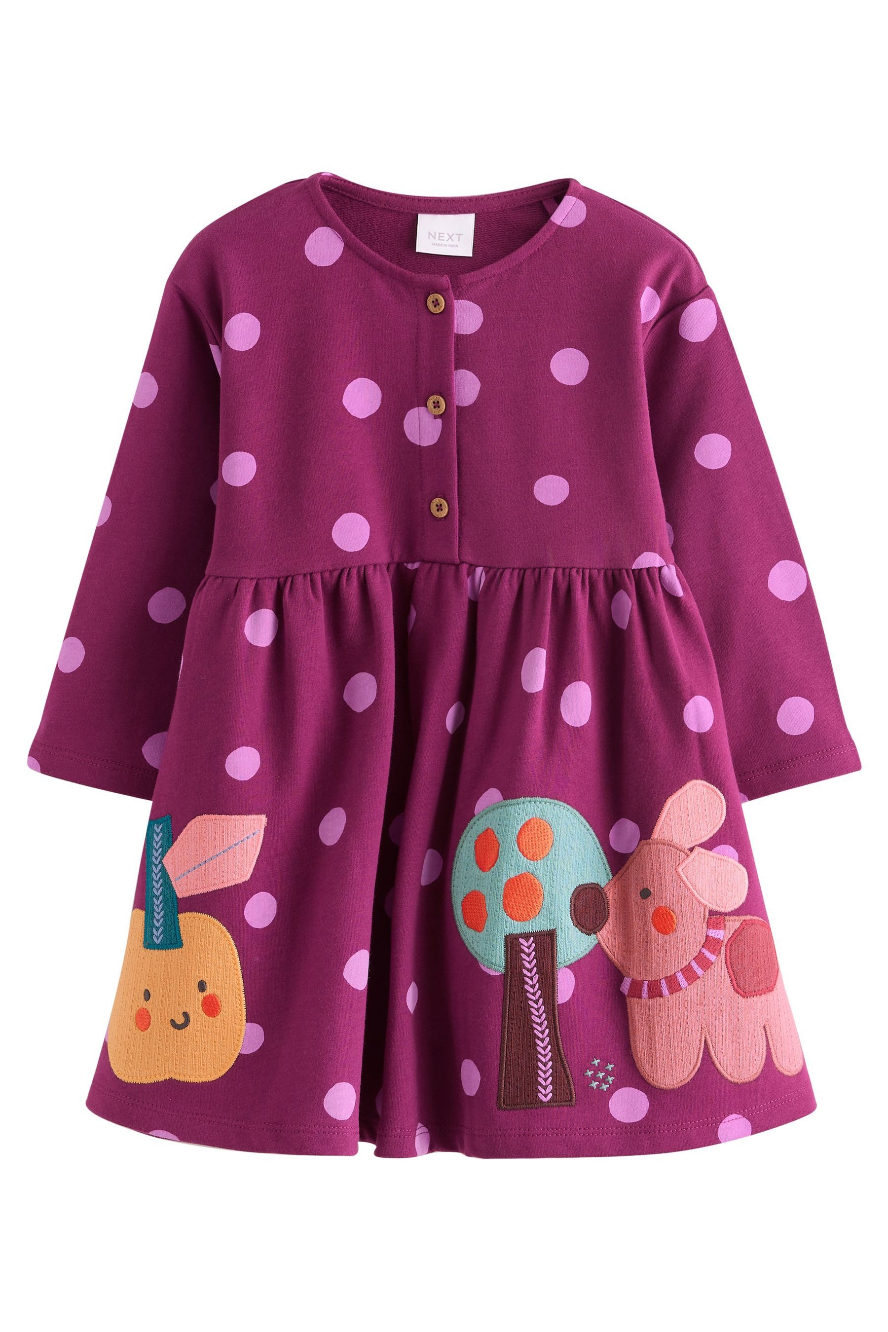 Next Jerseykleid Langärmeliges Kleid (1-tlg)