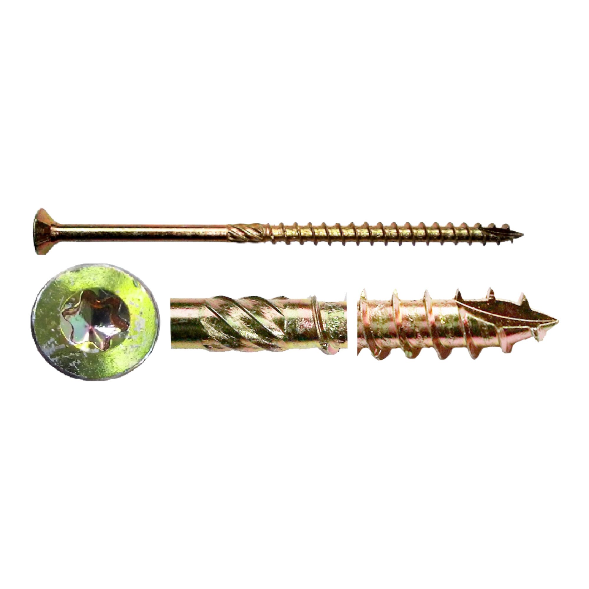 Schrauben-Set 200x Holzbauschrauben 4.0x60 TX20 ETA