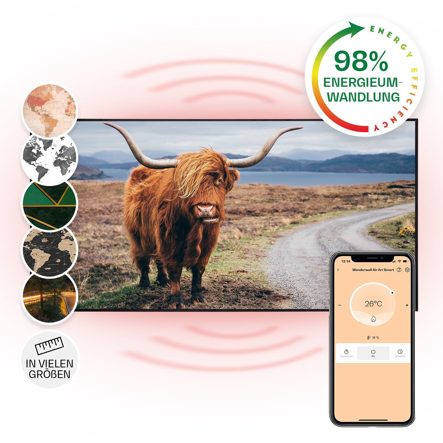 Klarstein Heizkörper Wonderwall Air Art Smart günstig online kaufen