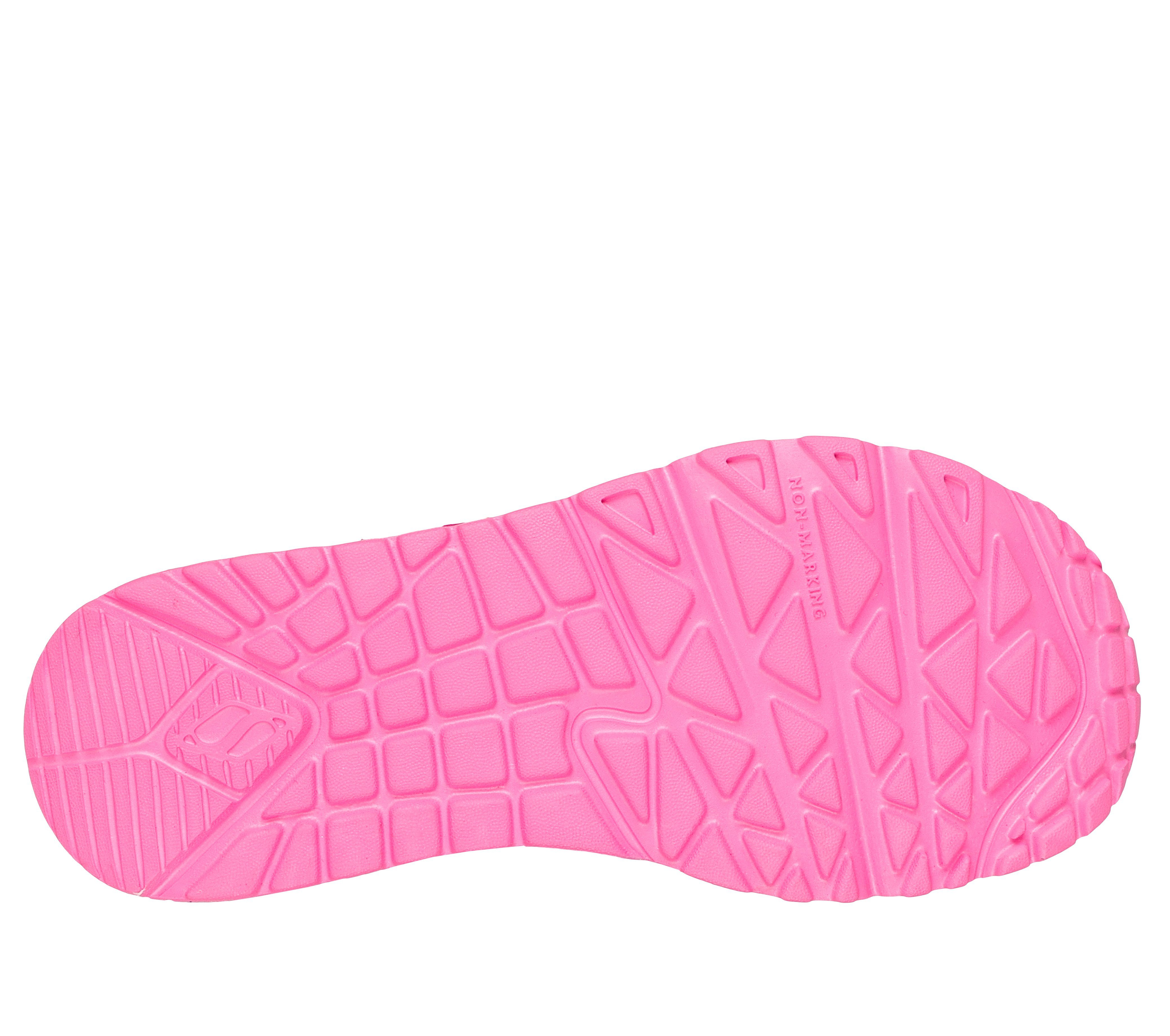 Skechers UNO LITE SANDAL-SUNNY LOVE Sandale Sommerschuh, Klettschuh mit Plateau, Größenschablone zum Download