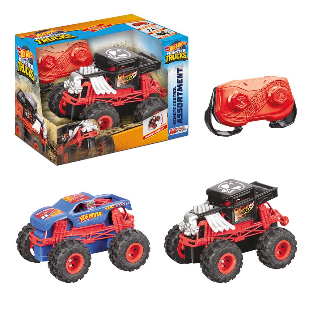 Happy People Spielzeug-Monstertruck Hot Wheels RC Truck Mini mehrfarbig 12cm 4fach sortiert