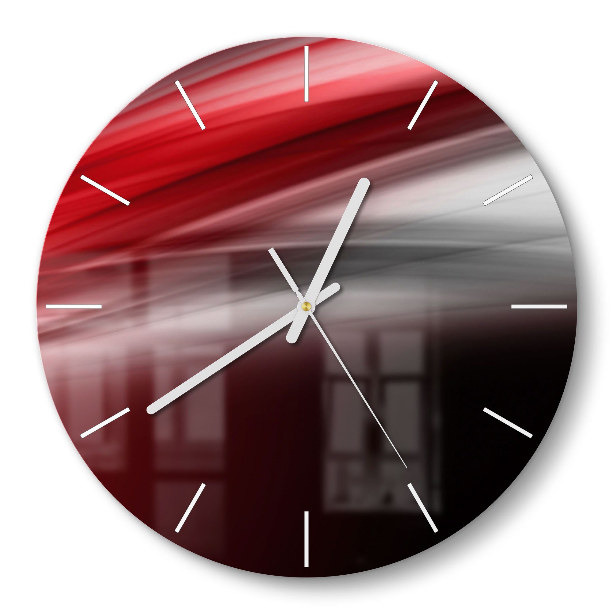 DEQORI Wanduhr 'Energiegeladener Schweif' (Glas Glasuhr günstig online kaufen