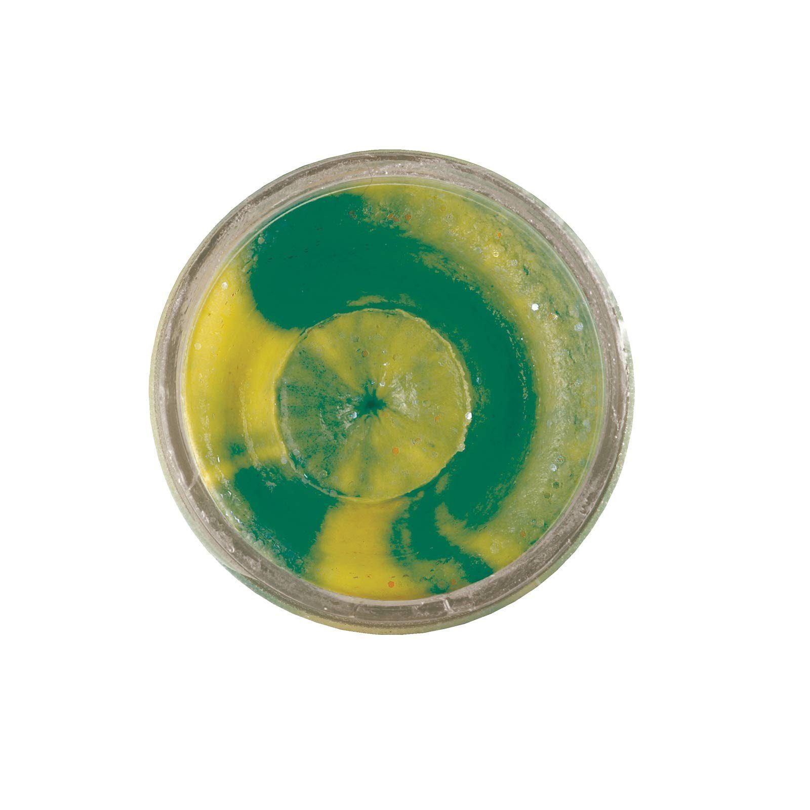 Berkley Kunstköder, Berkley Powerbait Select Glitter Fluo Green Troutbait Forellenteig Fluo Green Yellow