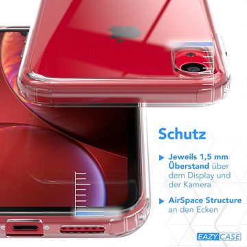 EAZY CASE Handyhülle Crystal Clear Case für Apple iPhone XR 6,1 Zoll, Schutzhülle Kameraschutz Silikonhülle Transparent Handyhülle Slimcover