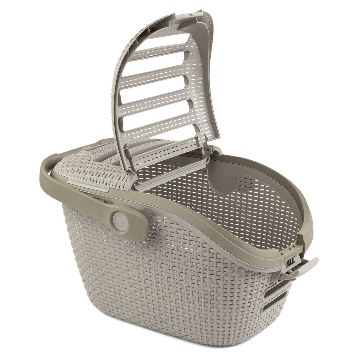 Curver Hunde-Transportbox Transportbox grau für Hunde